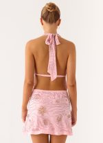 Busy Woman Mini Dress - Dusty Pink - 图片 4