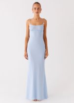 Cabello Maxi Dress - Pale Blue - 图片 5