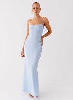 Cabello Maxi Dress - Pale Blue - 图片 2
