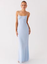 Cabello Maxi Dress - Pale Blue - 图片 6