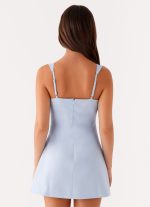 Caia Mini Dress - Blue - 图片 4