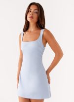 Caia Mini Dress - Blue - 图片 6
