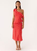 Calia Top - Magenta Red Rose - 图片 4