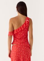 Calia Top - Magenta Red Rose - 图片 3