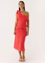 Calia Top - Magenta Red Rose - 图片 6