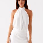 Camera Shy Mini Dress - Ivory