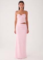 Carella Strapless Maxi Dress - Pink - 图片 7