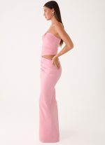 Carella Strapless Maxi Dress - Pink - 图片 3