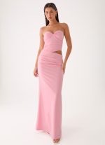 Carella Strapless Maxi Dress - Pink - 图片 5