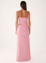 Carella Strapless Maxi Dress - Pink - 图片 2