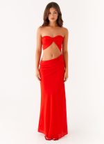 Carla Maxi Dress - Red - 图片 2