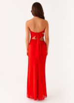 Carla Maxi Dress - Red - 图片 4