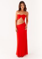 Carla Maxi Dress - Red - 图片 6