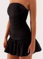 Carmel Mini Dress - Black - 图片 5