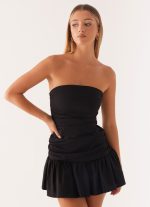 Carmel Mini Dress - Black - 图片 6