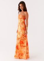 Carmen Maxi Dress - Sunset Floral - 图片 4