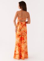 Carmen Maxi Dress - Sunset Floral - 图片 5