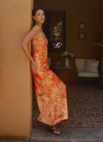 Carmen Maxi Dress - Sunset Floral - 图片 8
