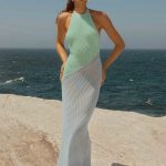 Caspa Crochet Maxi Dress - Multi