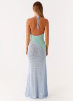 Caspa Crochet Maxi Dress - Multi - 图片 5