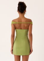 Caterina Mini Dress - Fern Green - 图片 2