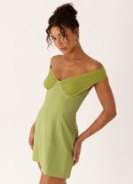 Caterina Mini Dress - Fern Green - 图片 4