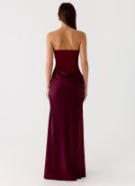 Champagne Skies Maxi Dress - Plum - 图片 4