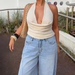 Charli Cowl Top - Lemon