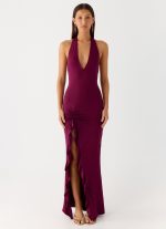Charmed By You Maxi Dress - Plum