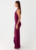 Charmed By You Maxi Dress - Plum - 图片 2