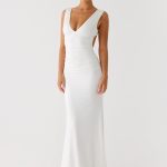 Cherry Sky Maxi Dress - White