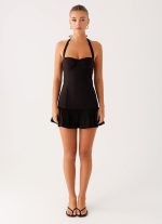 Cheryl Bustier Mini Dress - Black - 图片 2