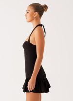 Cheryl Bustier Mini Dress - Black - 图片 3