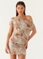 Cinema Mini Dress - Desert Blur - 图片 2