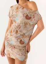 Cinema Mini Dress - Desert Blur - 图片 6