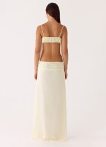 Citrus Kiss Maxi Dress - Baby Yellow - 图片 3