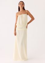 Citrus Kiss Maxi Dress - Baby Yellow - 图片 2