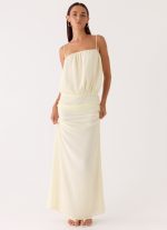Citrus Kiss Maxi Dress - Baby Yellow - 图片 4