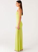 Claria Maxi Dress - Lime - 图片 3