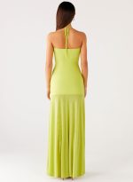 Claria Maxi Dress - Lime - 图片 4