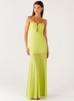 Claria Maxi Dress - Lime