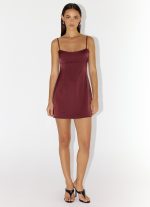 Clementine Mini Dress - Merlot - 图片 6