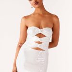 Clyra Sequin Mini Dress - Ivory