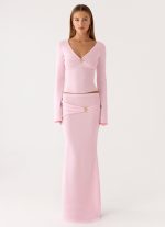 Colipso Long Sleeve Top - Pink - 图片 6