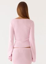 Colipso Long Sleeve Top - Pink - 图片 4