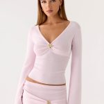 Colipso Long Sleeve Top - Pink