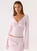 Colipso Long Sleeve Top - Pink