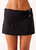 Collab Mini Skirt - Black - 图片 4