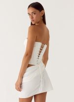 Cosmala Mini Dress - White - 图片 6