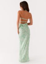 Cydney Beaded Maxi Dress - Sage - 图片 5